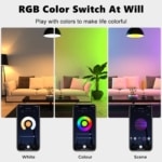 SMATRUL WiFi Smart Light Bulb - RGB LED 15W with Voice and App Control - SHOPPE.LK