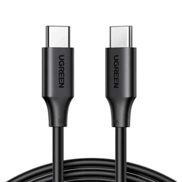 UGREEN 60W USB-C Fast Charge Data Cable - 1M Type-C to Type-C Cord for Power Delivery - SHOPPE.LK