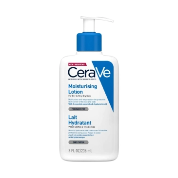 CeraVe Moisturizing Lotion - Lightweight Hydrating Formula for Healthy Skin 236ml (France) - SHOPPE.LK