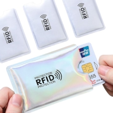 Protect Your Cards with RFID Protection Anti-Scan Sleeves - 5-Pack - SHOPPE.LK