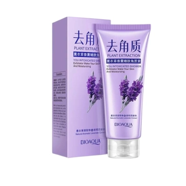 BIOAQUA Lavender Exfoliant Face Scrub - Moisturizing, Gentle, and Skin-Renewing - SHOPPE.LK