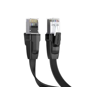 UGREEN CAT8 Ethernet Cable 0.5M - High-Speed 40Gbps, Flat & Flexible, Stable Wired Connection - SHOPPE.LK