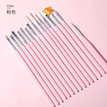 Nail Art Painting Decoration Manicure Tool Kit - 15Pcs - SHOPPE.LK