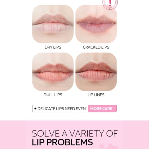 LAIKOU Japan Sakura Hydrating Collagen Lip Mask 5Pcs - SHOPPE.LK