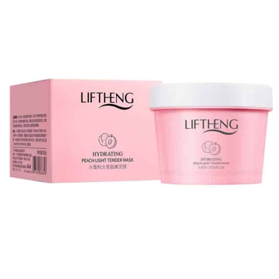 LIFTHENG Peach Moisturizing Clay Mask for Cleansing - 100g - SHOPPE.LK