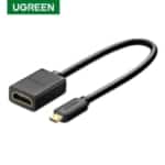 UGREEN Mini HDMI to HDMI Cable - High-Speed Male to Female Cable for 3D & 4K Support - SHOPPE.LK