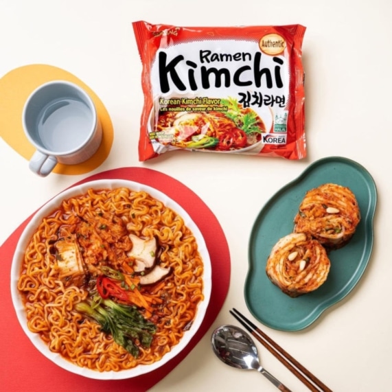 Samyang Kimchi Ramen Noodle Soup 120g - SHOPPE.LK