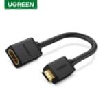 UGREEN Mini HDMI to HDMI Cable - High-Speed Male to Female Cable for 3D & 4K Support - SHOPPE.LK