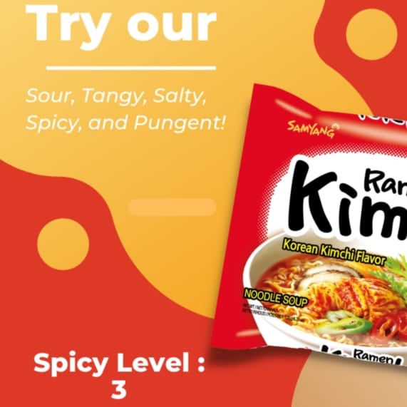 Samyang Kimchi Ramen Noodle Soup 120g - SHOPPE.LK