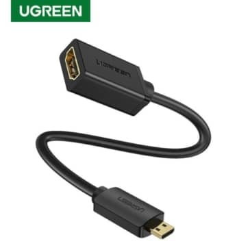 UGREEN Mini HDMI to HDMI Cable - High-Speed Male to Female Cable for 3D & 4K Support - Image 4