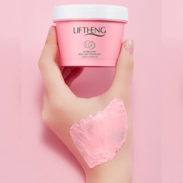 LIFTHENG Peach Moisturizing Clay Mask for Cleansing - 100g - SHOPPE.LK