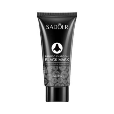 SADOER Activated Carbon Charcoal Mask - Deep Cleansing for Younger, Smoother Skin - 60g - SHOPPE.LK
