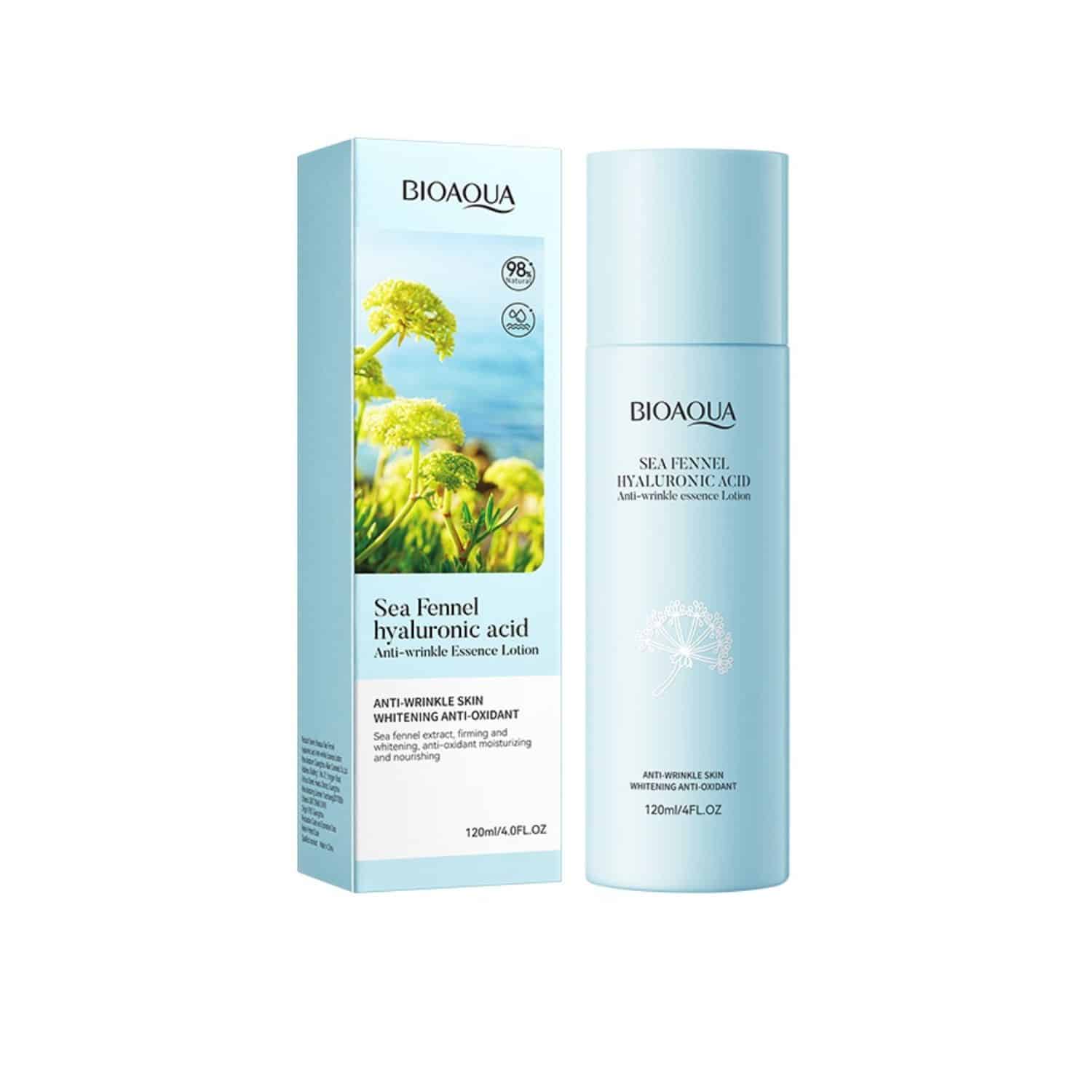 BIOAQUA Hyaluronic Acid Essence Lotion - Anti-Wrinkle Skincare 120ml ...