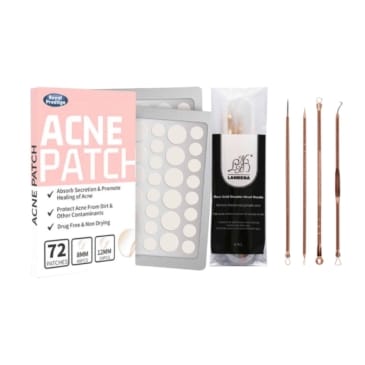 Transparent Acne Pimple Patch 72Pcs for Effective Scar Removal & LANBENA Ultimate Pimple Needle Blackhead Acne Remover 4Pcs Bundle - SHOPPE.LK