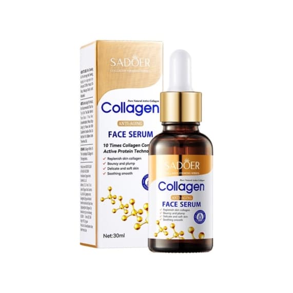 SADOER Collagen Face Serum - Moisturize, Brighten, and Hydrate Your Skin - 30ml - SHOPPE.LK