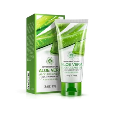 BIOAQUA Refreshing Aloe Vera Cleanser - Deep Cleansing & Moisturizing | 100g - SHOPPE.LK