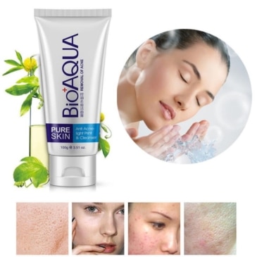 BIOAQUA Acne Control Face Wash - Clear Skin Solution - SHOPPE.LK