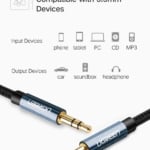 UGREEN 3.5mm Male to 3.5mm Male Gold Plated Nylon Bradied Audio Cable (1M) - SHOPPE.LK