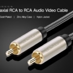 UGREEN 1m S/PDIF Audio Digital Coaxial RCA Composite Video Cable Gold Plated Braid Design - SHOPPE.LK