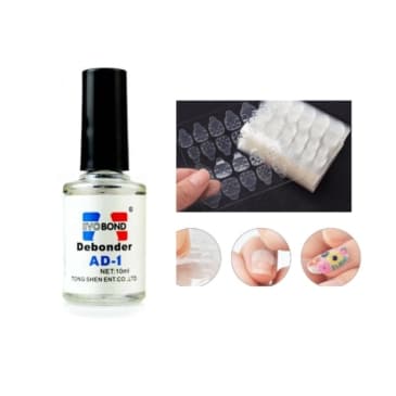Strong Nail Glue Stickers & Nail Glue Remover Bundle - SHOPPE.LK