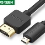 UGREEN Micro HDMI to HDMI Cable with Ethernet Gold Plated Support 3D & 4K Resolution (1M) - SHOPPE.LK