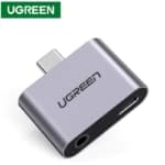 UGREEN USB C to Type C 3.5mm Headphone Jack Adapter Aluminum - SHOPPE.LK