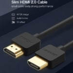 UGREEN Slim HDMI Cable HDMI to HDMI Cable HDMI 2.0 4K 3D (2M) - SHOPPE.LK