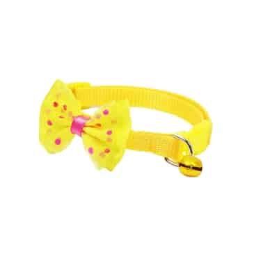 Stylish Cat Collar with Ribbon and Bell - SHOPPE.LK