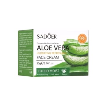 SADOER Aloe Vera Hydrating Face Cream - 50g - SHOPPE.LK