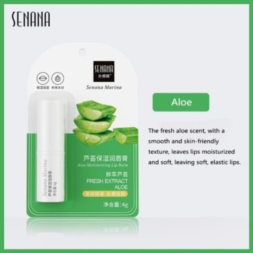 Hydrating Aloe Lip Balm 4g | Fresh Extracts for Nourished Lips - SHOPPE.LK