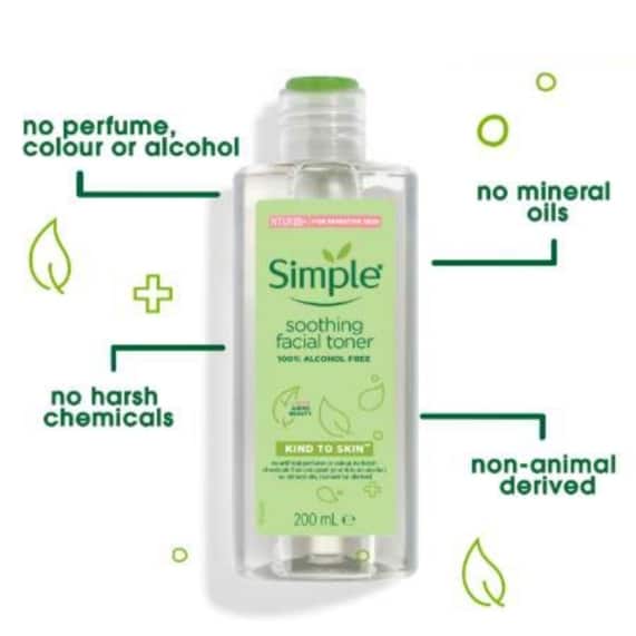 Simple Soothing Facial Toner 200ml - SHOPPE.LK