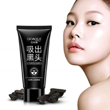 BIOAQUA Activated Carbon Blackhead Remover Mask - Deep Cleansing & Pore Refining - SHOPPE.LK