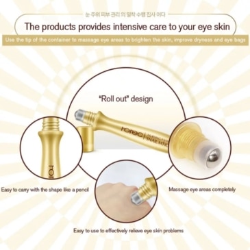 ROREC Eye Roller - Snail Essence Collagen for Dark Circles and Wrinkles - Image 3