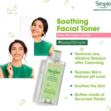 Simple Soothing Facial Toner 200ml - SHOPPE.LK