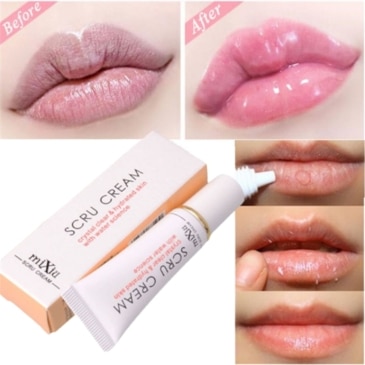 MiXiu Scru Cream - Lips Moisturization and Glossy Finish - SHOPPE.LK