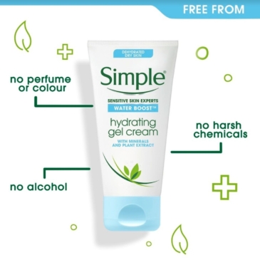 Simple Water Boost Hydrating Gel Cream - Instant Hydration for Smooth, Dewy Skin - SHOPPE.LK