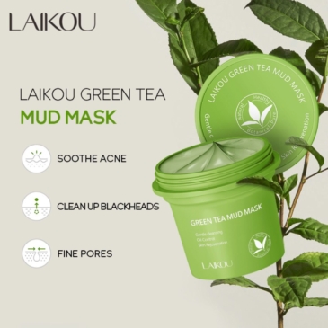 Green Tea Mud Mask for Deep Cleansing and Skincare - Image 2