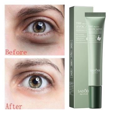 SADOER Organic Avocado Eye Cream for Anti-Wrinkle and Nourished Skin - 20g - SHOPPE.LK