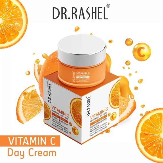 Dr Rashel Vitamin C Day Cream - Antioxidant Formula | Collagen Boost - SHOPPE.LK