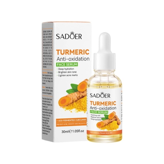 SADOER Skin Brightening Turmeric Face Serum 30ml - SHOPPE.LK