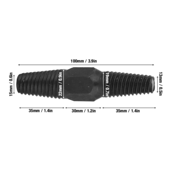 Damaged Screw Extract & Bolts Remover Tool for Easy Repairs 4/6 (15mm-20mm) - SHOPPE.LK