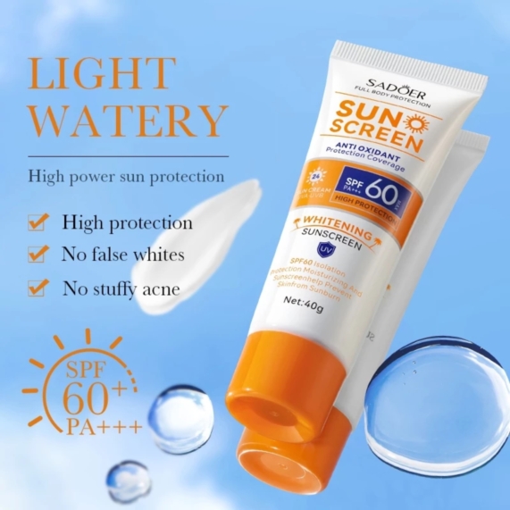 ROREC SADOER SPF60+ PA+++ Sunscreen Cream 40g - SHOPPE.LK