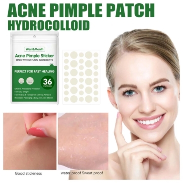 Acne Pimple Patch Sticker 36Pcs – Invisible & Fast Healing Acne with Natural Ingredients - SHOPPE.LK