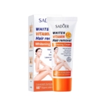 SADOER Gentle Hair Removal Cream with Vitamin C & Whitening - 60g - SHOPPE.LK
