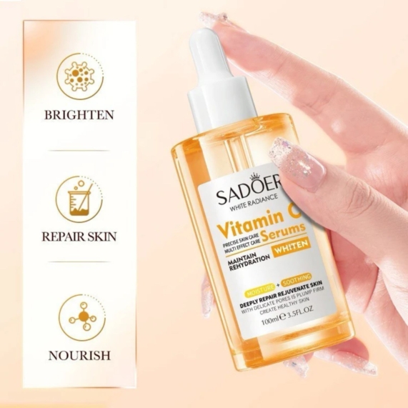 SADOER Vitamin C Maintain Rehydration Whiten Serum 100ml for Radiant Skin - SHOPPE.LK