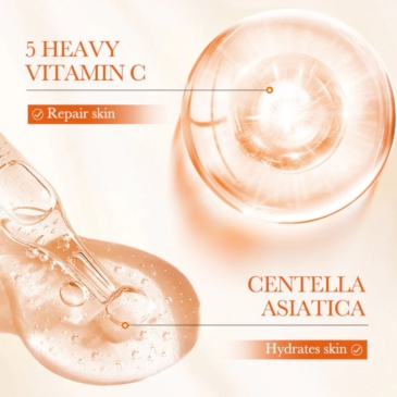 SADOER Vitamin C Brightening Face Serum 30ml - Multi Effect Antioxidant Essence - Image 5