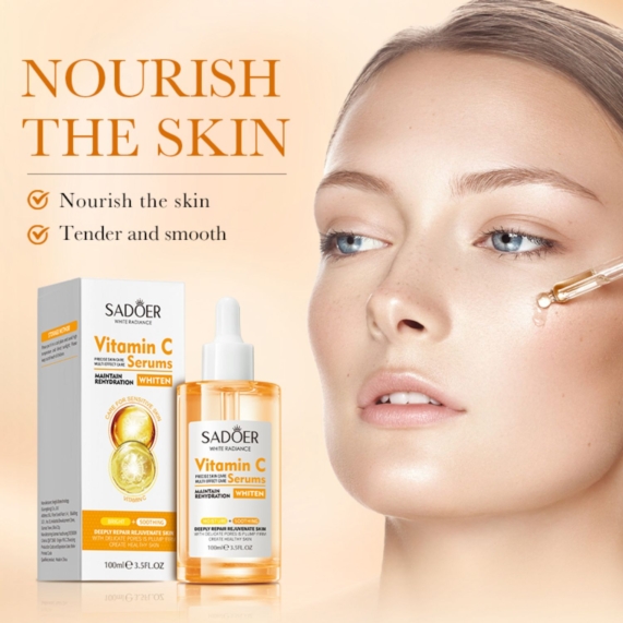 SADOER Vitamin C Maintain Rehydration Whiten Serum 100ml for Radiant Skin - SHOPPE.LK