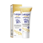 SADOER Collagen Sunscreen SPF 50+ 40g – Lightweight, Hydrating & Anti-Aging Formula - SHOPPE.LK
