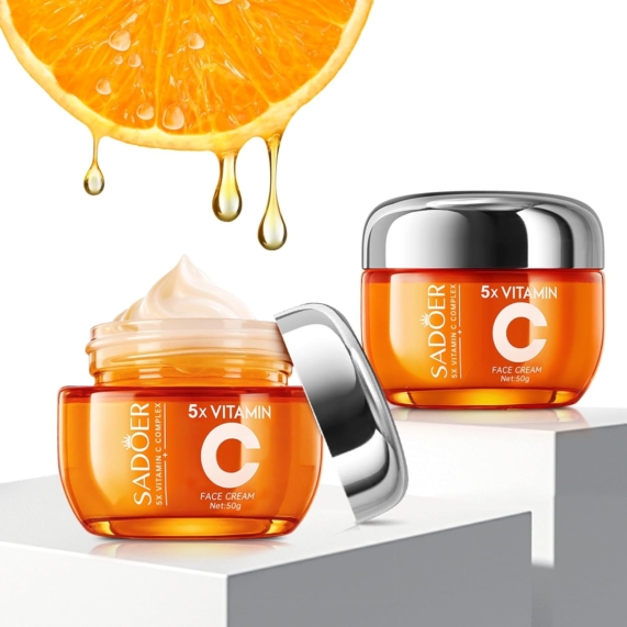 SADOER Vitamin C Brightening Face Cream – Niacinamide Infused for Revitalize Your Skin 3 SADOER Vitamin C Brightening Face Cream – Niacinamide Infused for Revitalize Your Skin - SHOPPE.LK