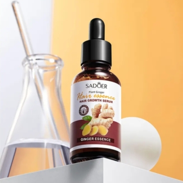 SADOER Ginger Hair Growth Serum 30ml - Powerful Nutrient Boost for Thicker Hair - Image 3